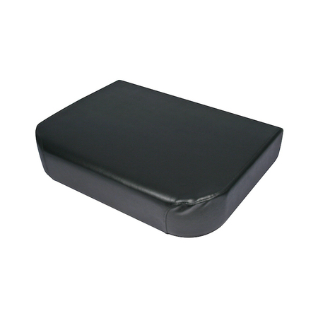 A & I PRODUCTS Bottom Cushion, BLK VINYL 21" x16" x3" A-AT23482-1